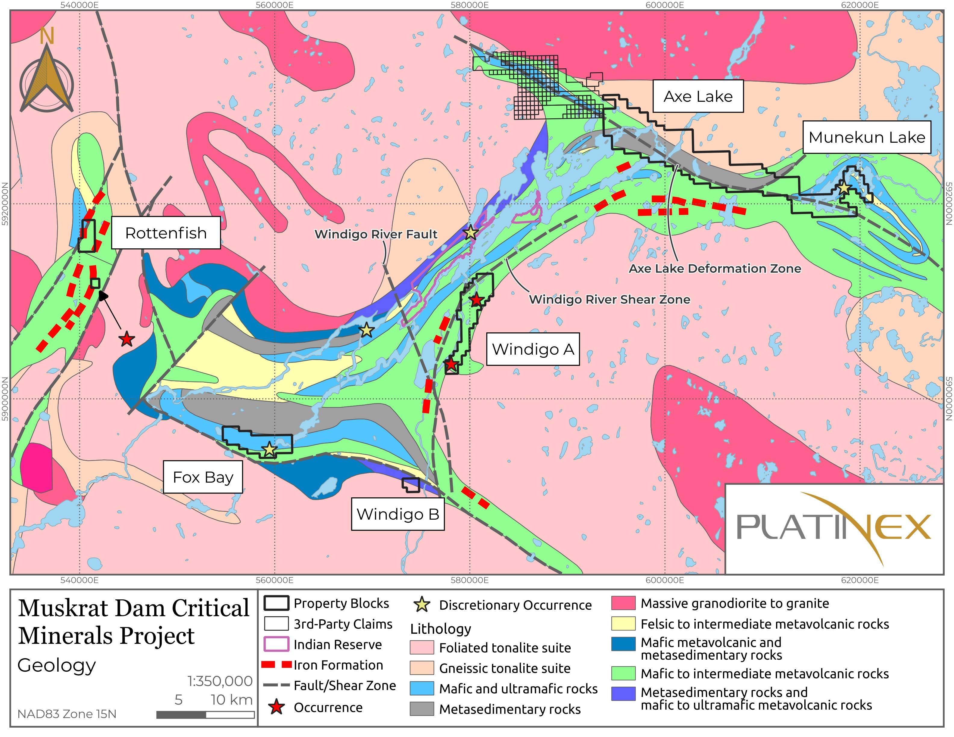 Figure 1_Muskrat Dam Critical Minerals Project geological map