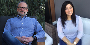 CTO Brent Glover (left) and CCO Yasi Alemzadeh have joined the Routeware, Inc. leadership team.