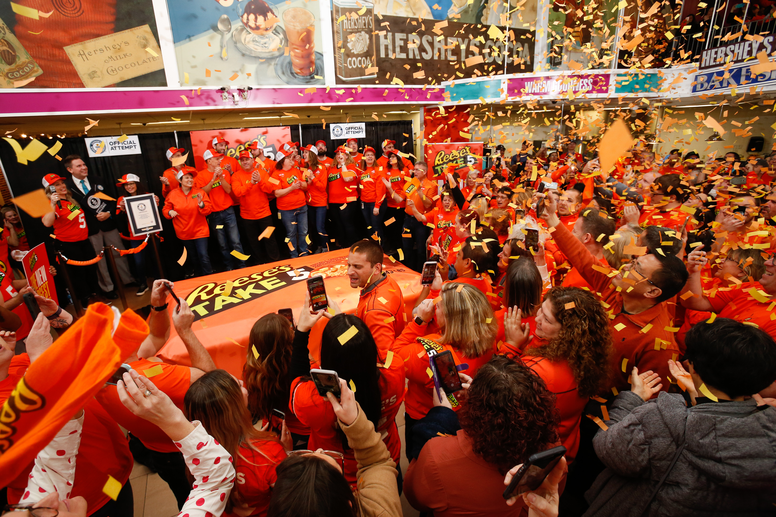 Celebration of Reese's Take 5 Record-Breaking Bar