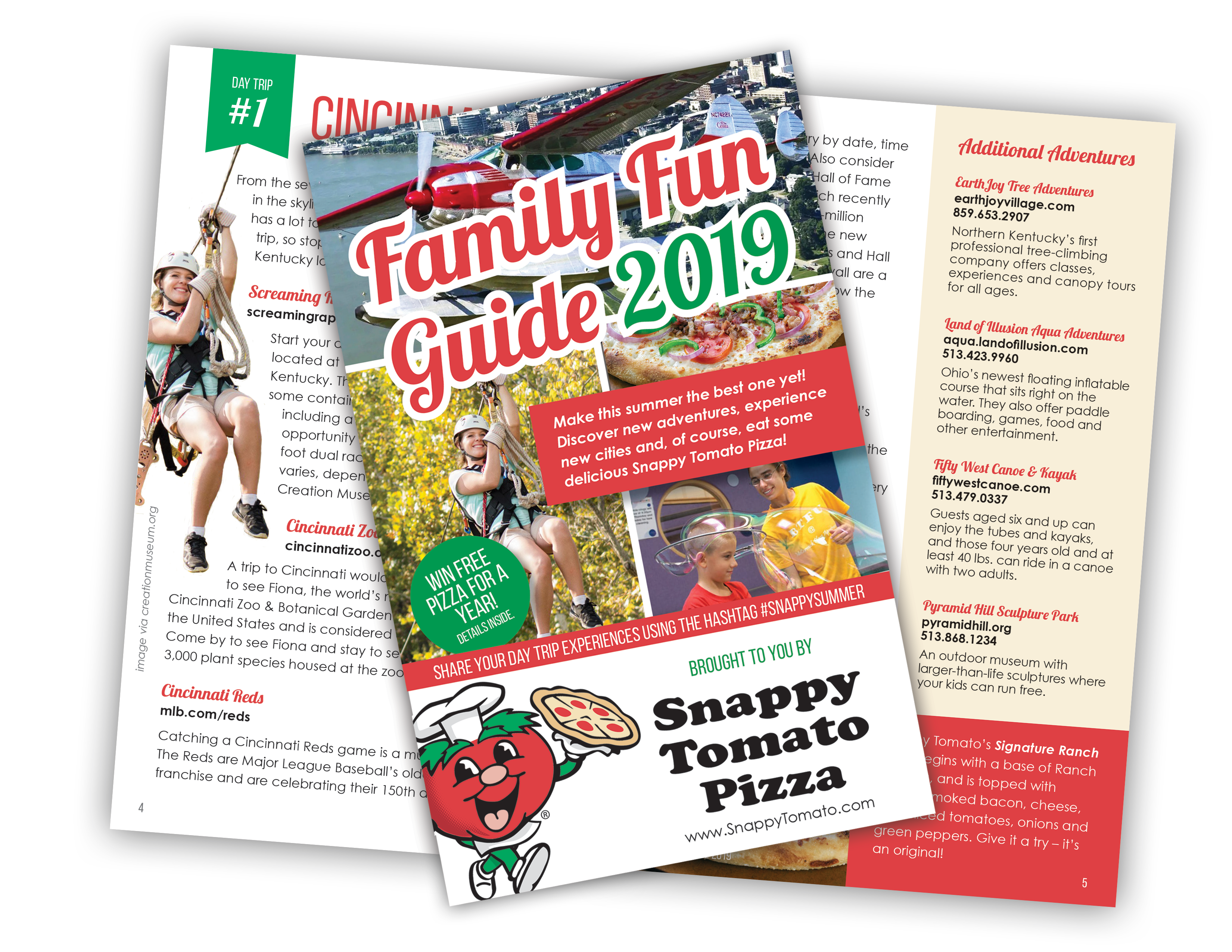 Snappy Tomato Pizza’s Family Fun Guide 2019 – Marketing Promotion.  

www.SnappyTomato.com 

#Tourism #Travel #Pizza #SnappyTomato #Family #Fun #Indiana

