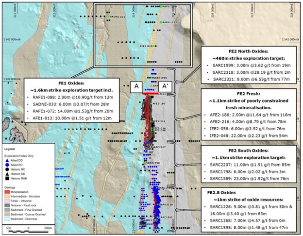 FE2 Trend Geology and Drill Plan
