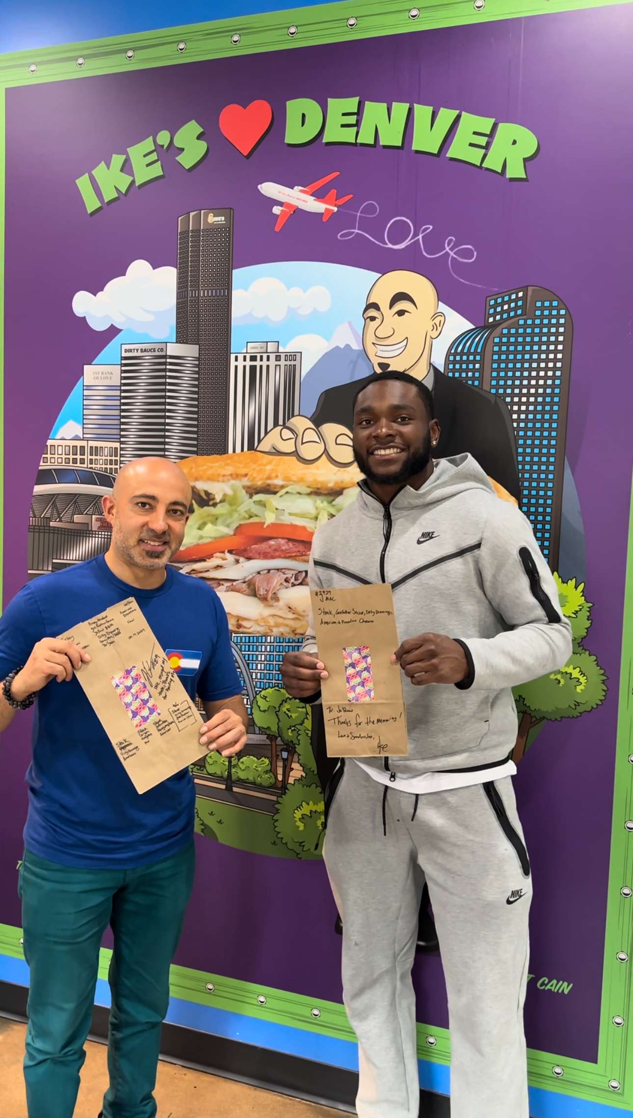 Ike Shehadeh and Ja'Quan McMillian created The J Mac at Ike's Love & Sandwiches in Denver