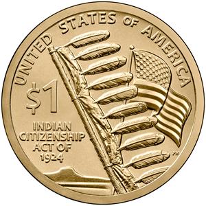 2024 Native American $1 Coin Reverse