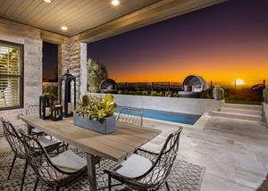 Indoor / Outdoor Living Space at Teresina in Lake Forest