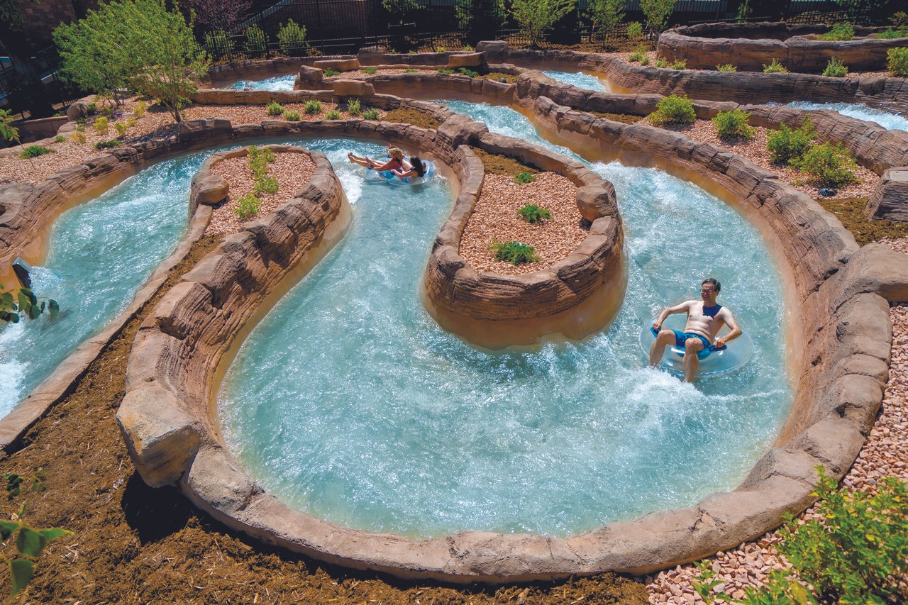 The new Adventure River at Glenwood Hot Springs. One of many wonderful attractions in the town of Glenwood Springs. 