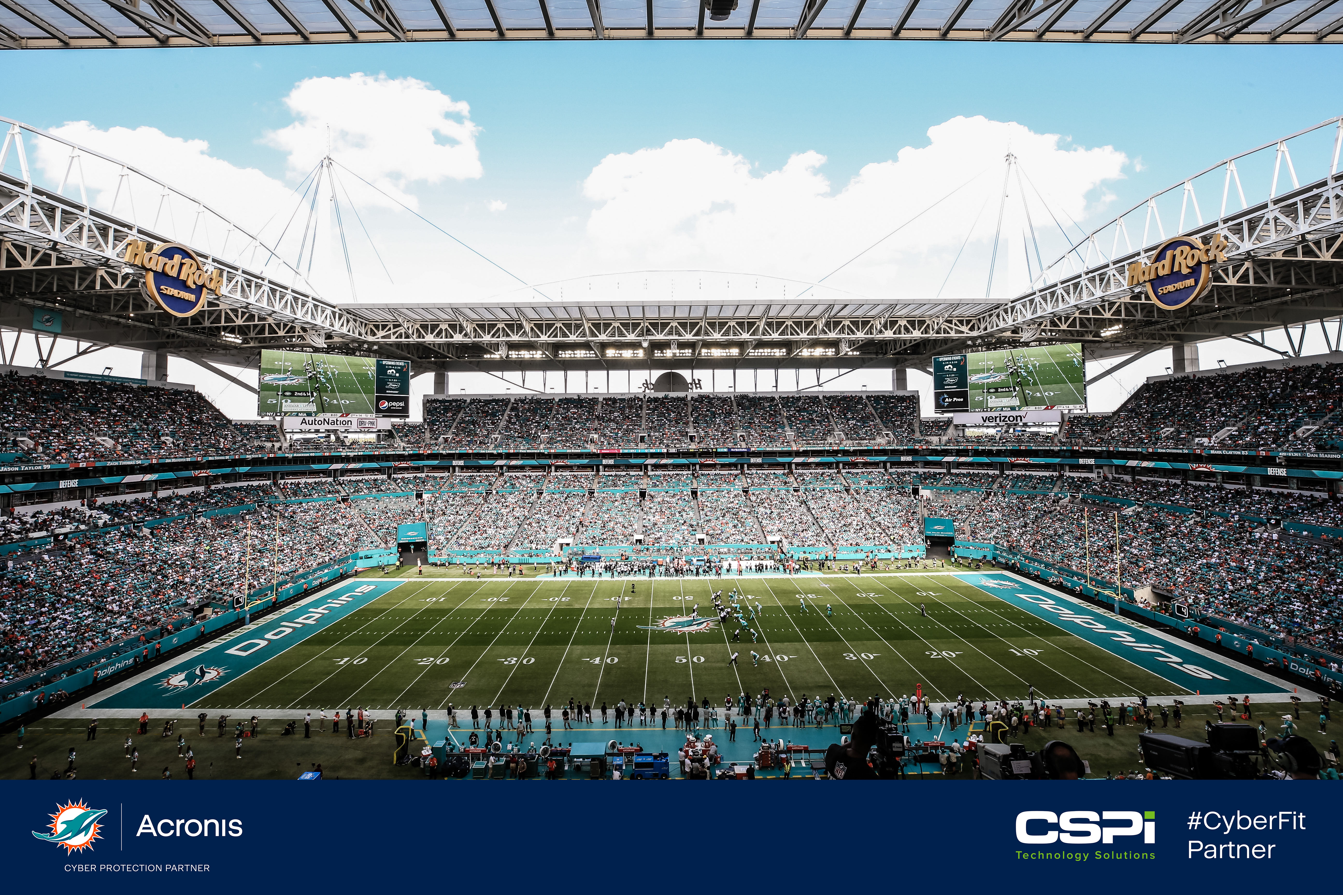 CSPi Welcomes Miami Dolphins as New Acronis #TeamUp