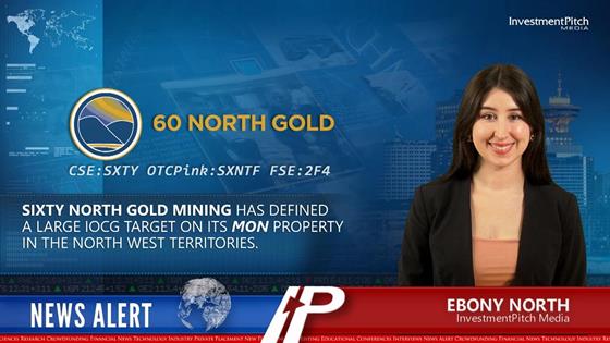Sixty North Gold Mining has defined a large IOCG target on its Mon Property in the NWT: Sixty North Gold Mining (CSE:SXTY) (OTCPink:SXNTF) (FSE:2F4) has defined a large IOCG target on its Mon Property in the NWT.
