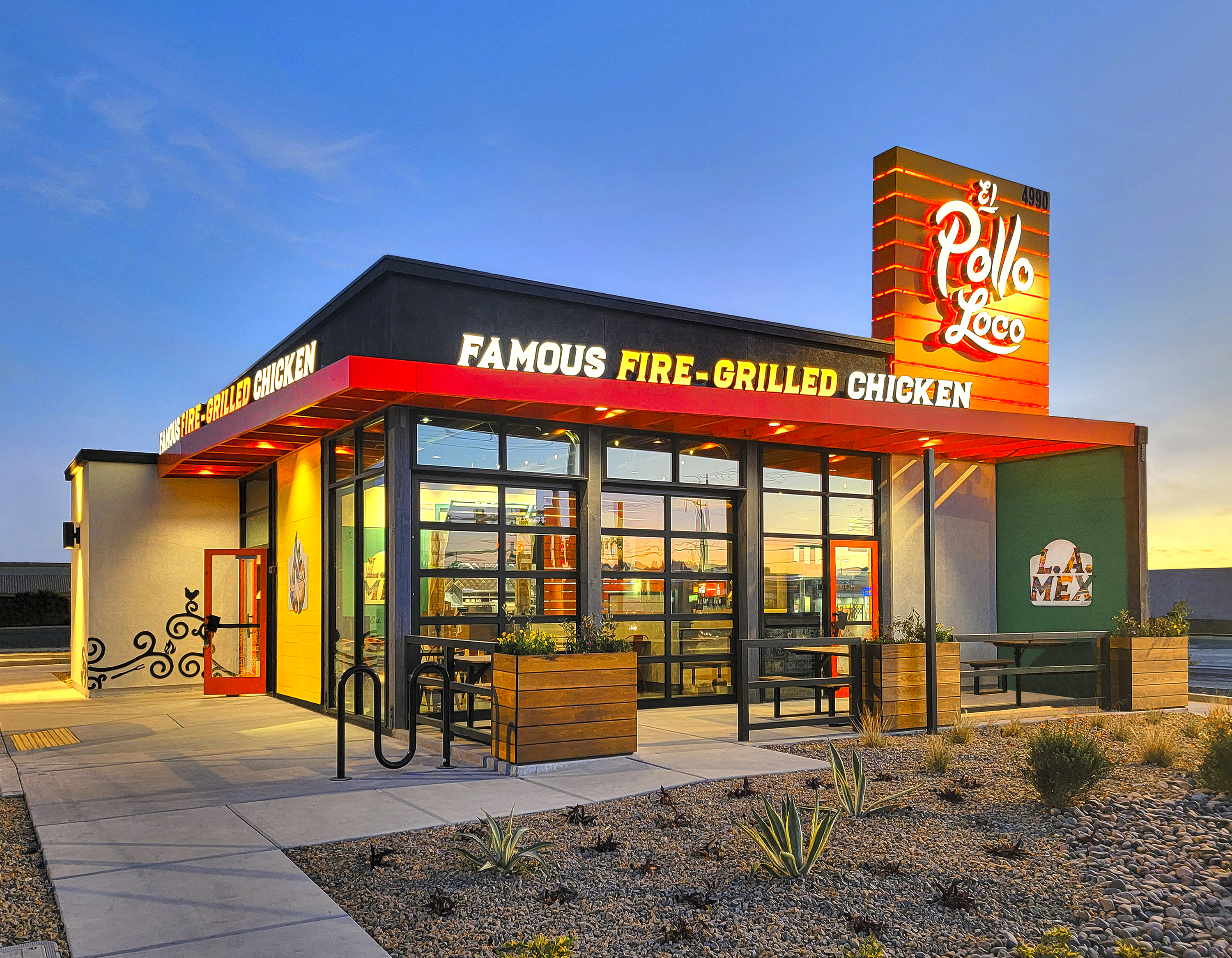 El Pollo Loco Restaurant Exterior