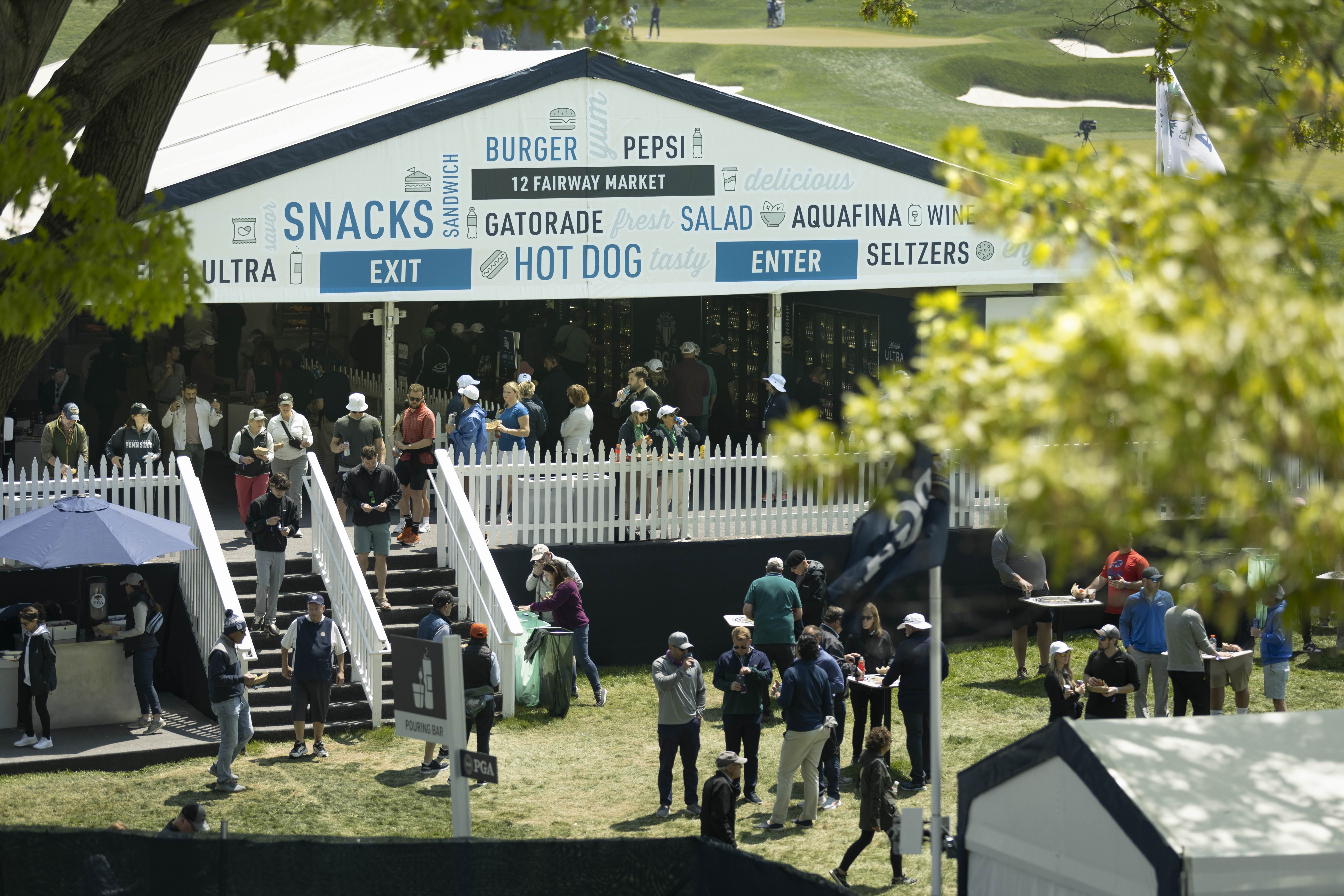 On-course concessions at the PGA Championship