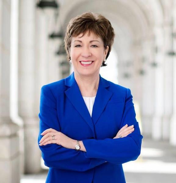 Susan Collins, Maine’s senior United States Senator, was first elected to the Senate in 1996. She ranks 12th in Senate seniority and is the most senior Republican woman. Senator Collins chairs the Senate Aging Committee and the Transportation, Housing, and Urban Development Appropriations Subcommittee. She also serves on the Intelligence Committee and the Health, Education, Labor and Pensions Committee.
 
Senator Collins has earned a national reputation for working across party lines. For the last six consecutive years, she has ranked as the most bipartisan member of the U.S. Senate. Known for her Maine work ethic, Senator Collins has never missed a roll call vote, casting more than 6,900.

Senator Collins received Husson University’s honorary doctorate of public service in 1997.
