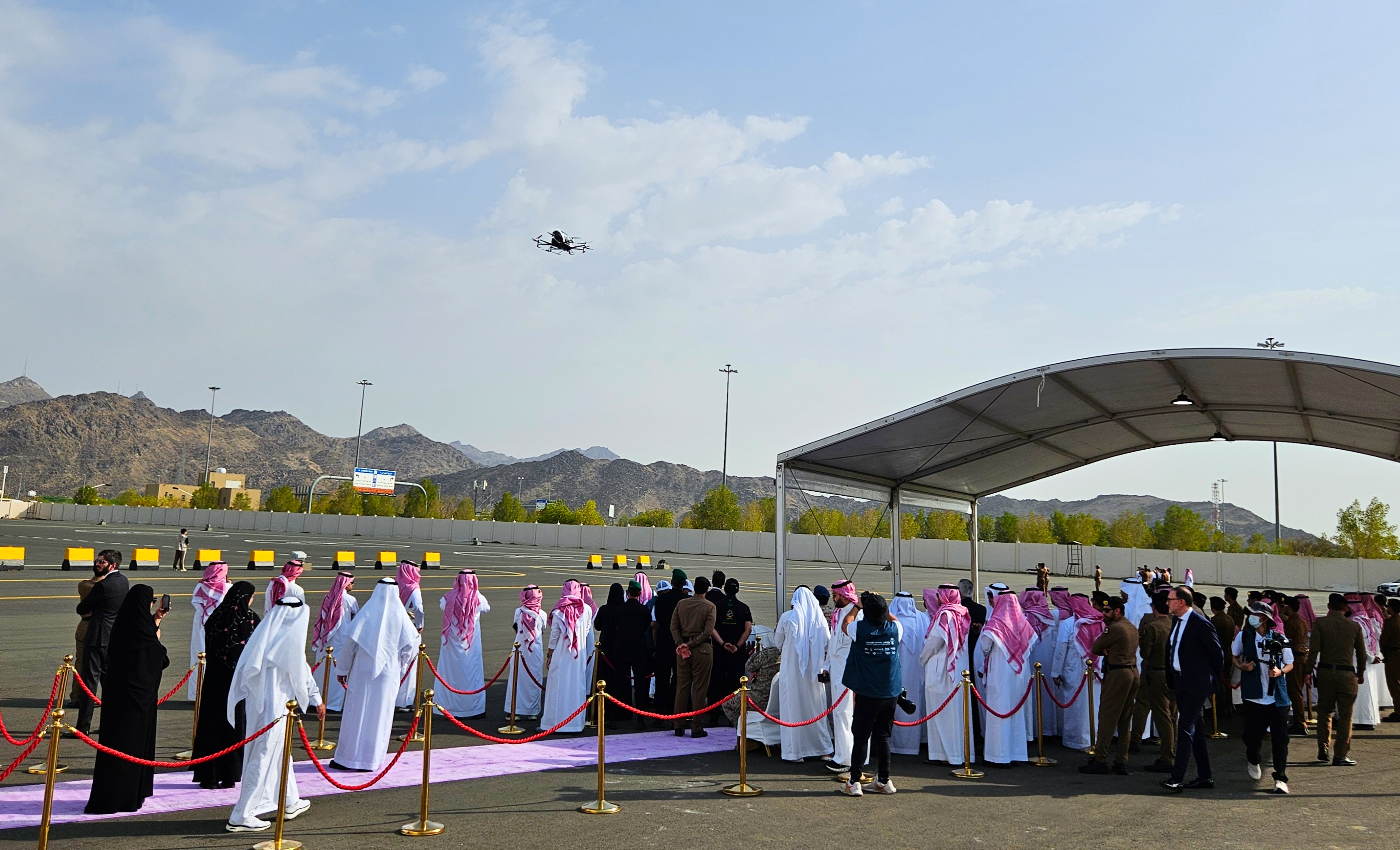 EH216-S Pilotless eVTOL Completes Debut Flight in Saudi Arabia