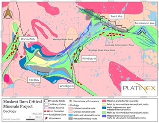 Figure 2 - Muskrat Dam Critical Minerals Project geological map (002)