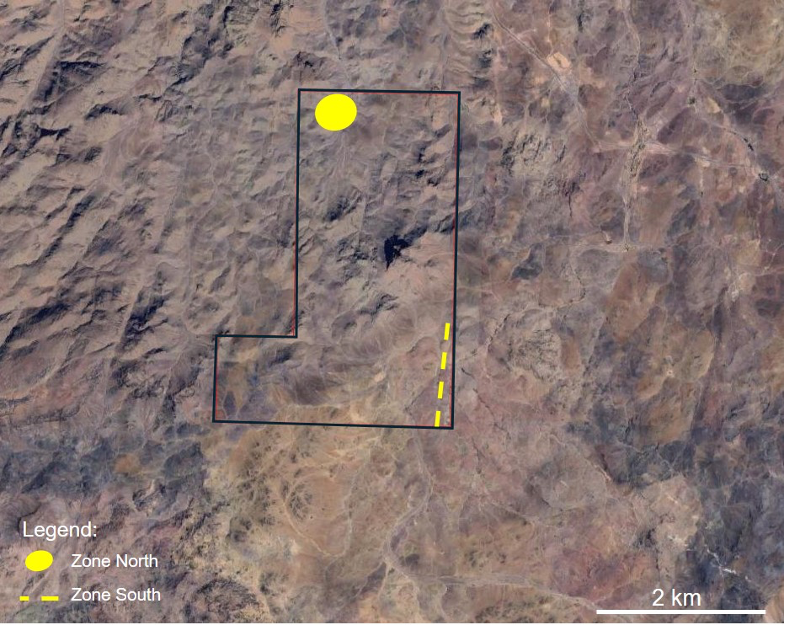 Figure 1 : Localisation de la propriété BMR