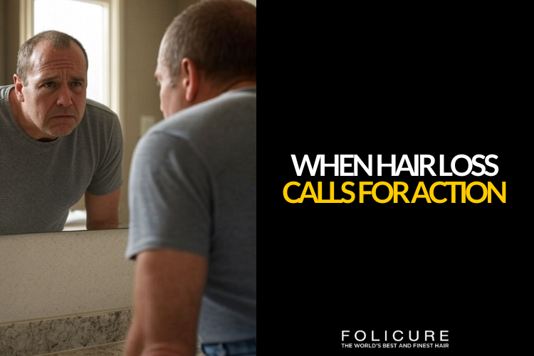 Discover Folicure's guide to identifying hair loss and exploring tailored hair replacement solutions to regain confidence and restore your hairline.