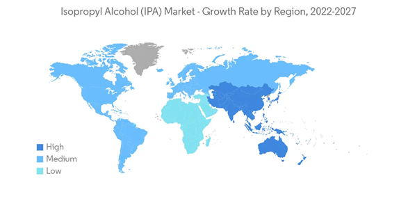 Isopropyl Alcohol Market Isopropyl Alcohol I P A Market Growth Rate By Region 2022 2027