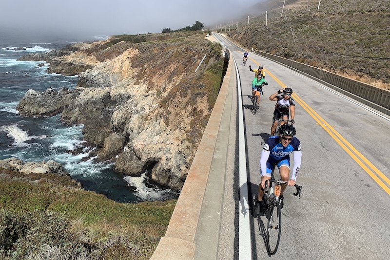 CCC19 Team Amgen Riding through Big Sur