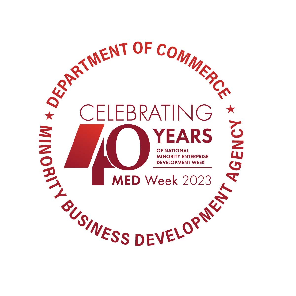 40th National MED Week Logo