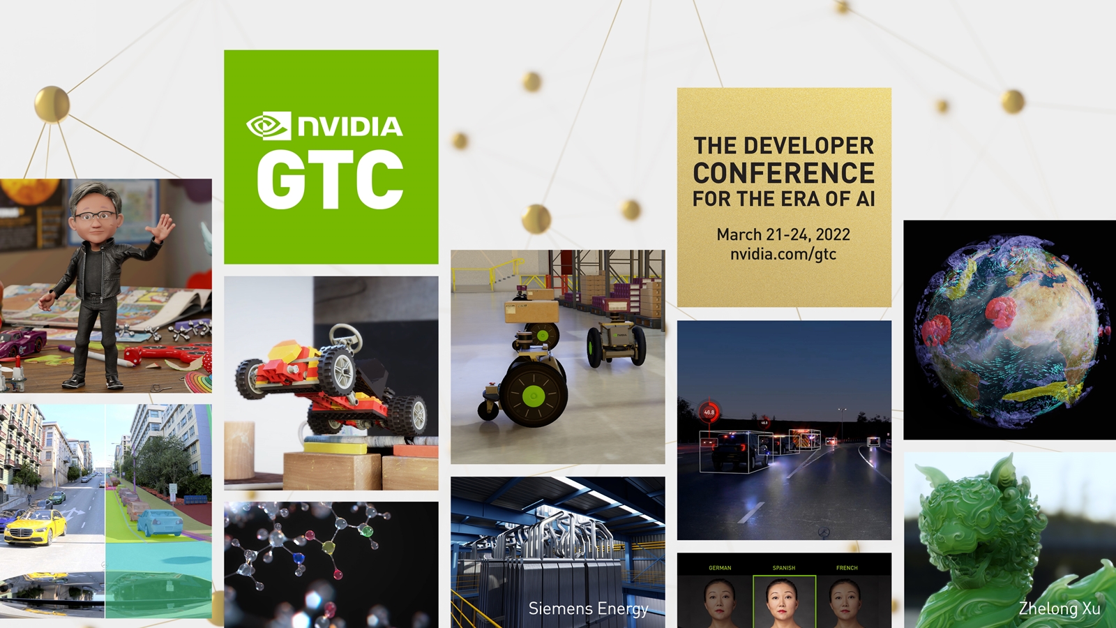 NVIDIA announces its GTC conference, which will be held virtually from March 21-24.