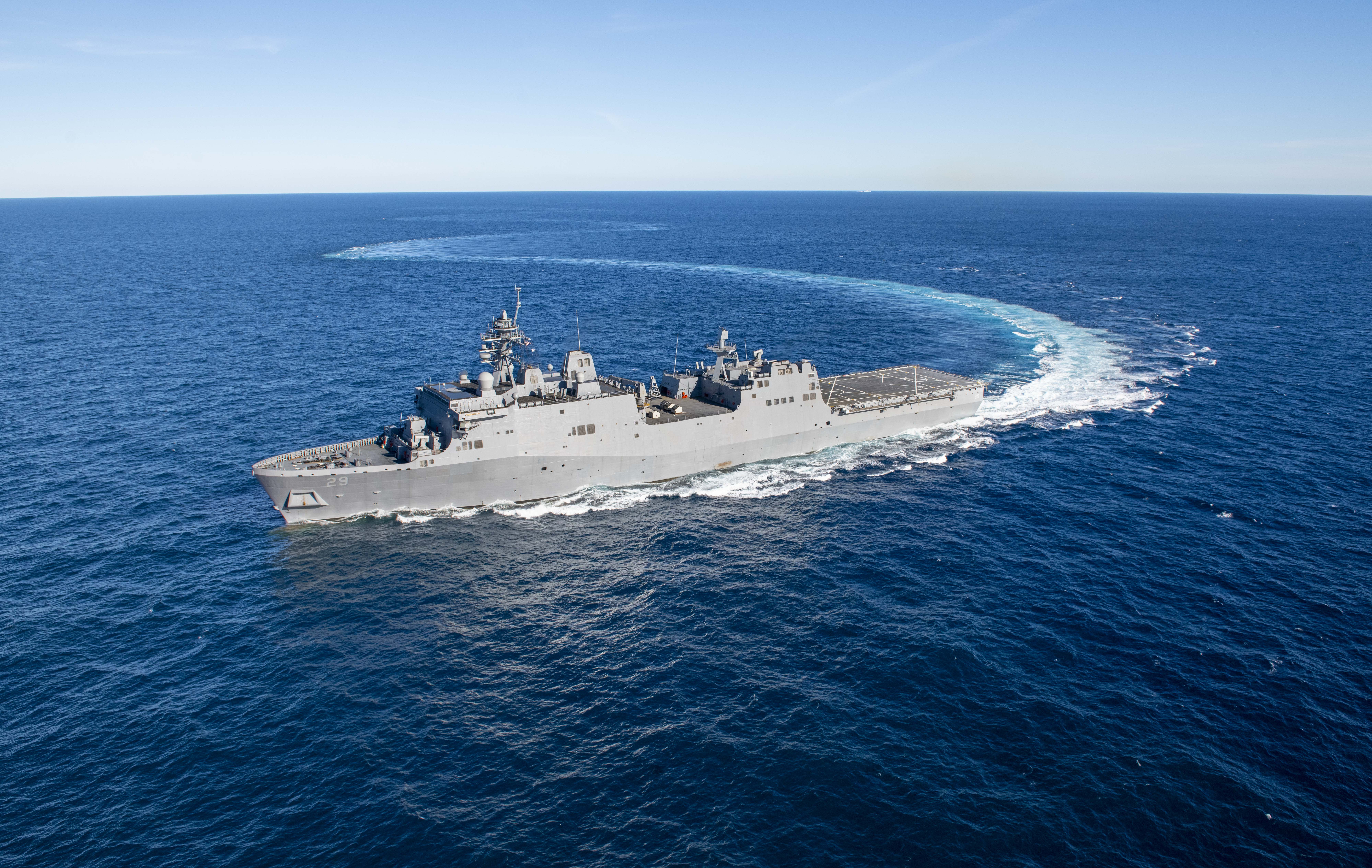 HII’s Ingalls Shipbuilding division has announced the completion of the builder’s trials for San Antonio-class amphibious transport dock Richard M. McCool Jr. (LPD 29).