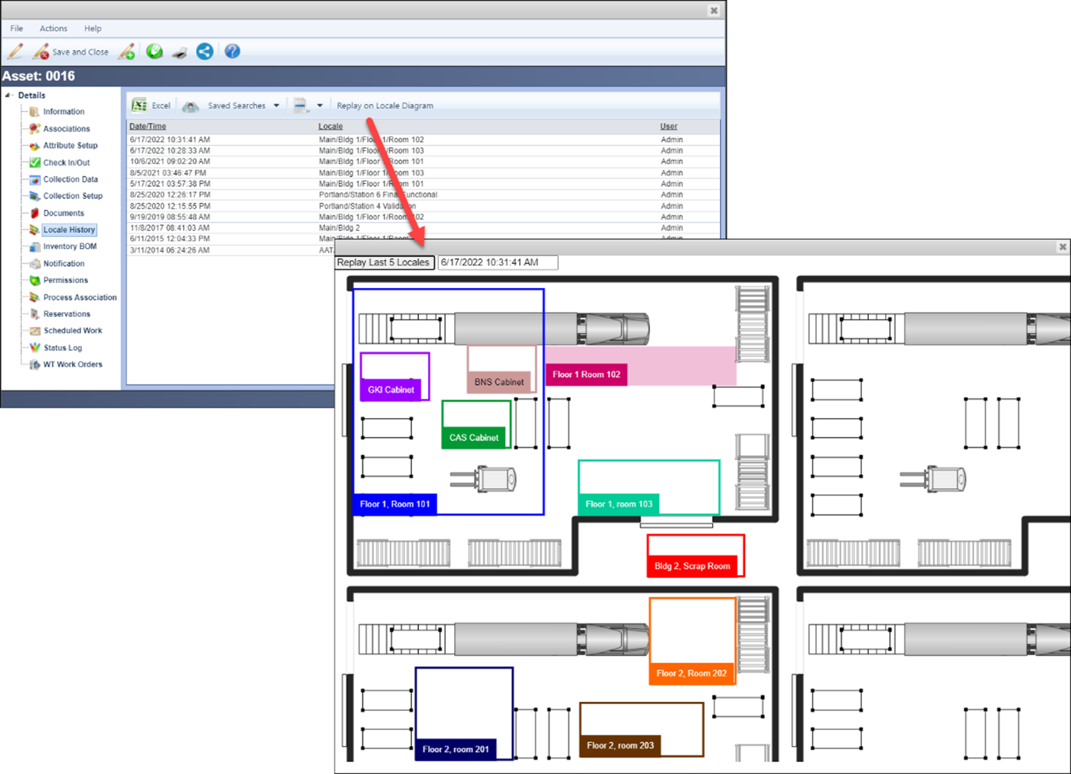 TME® Locale History & Diagram