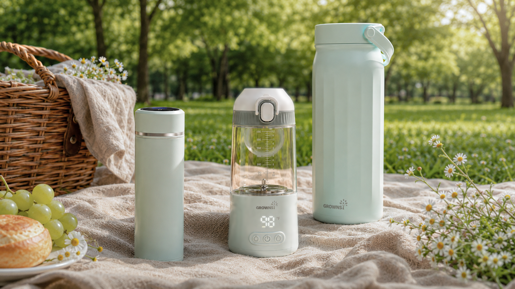 GROWNSY Expands Its On-the-Go Feeding Portfolio with Portable Bottle Warmer and New Outdoor Feeding Solutions