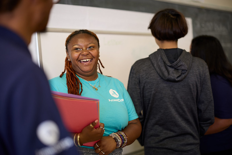 AmeriCorps member