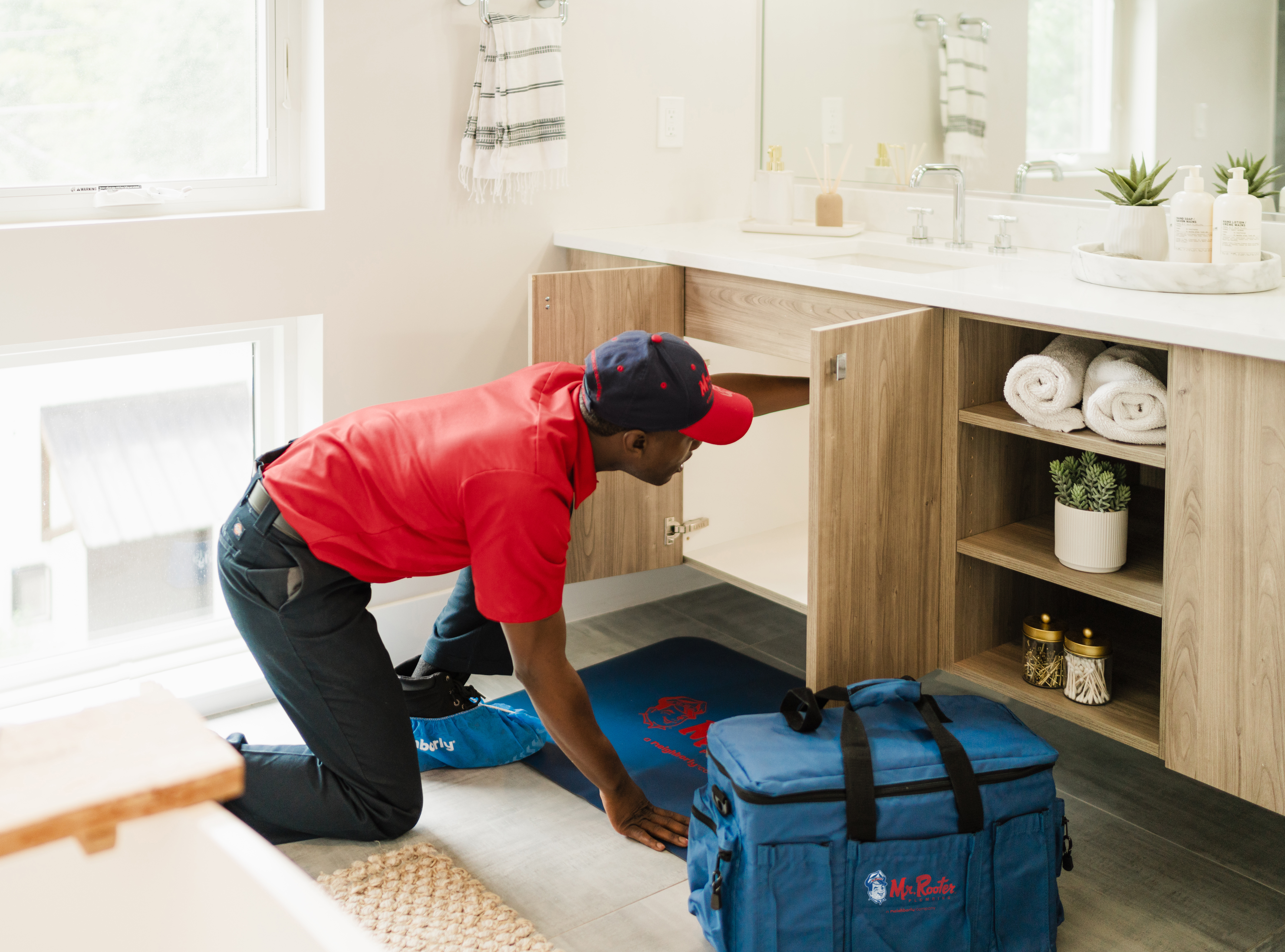Plumber Under Sink