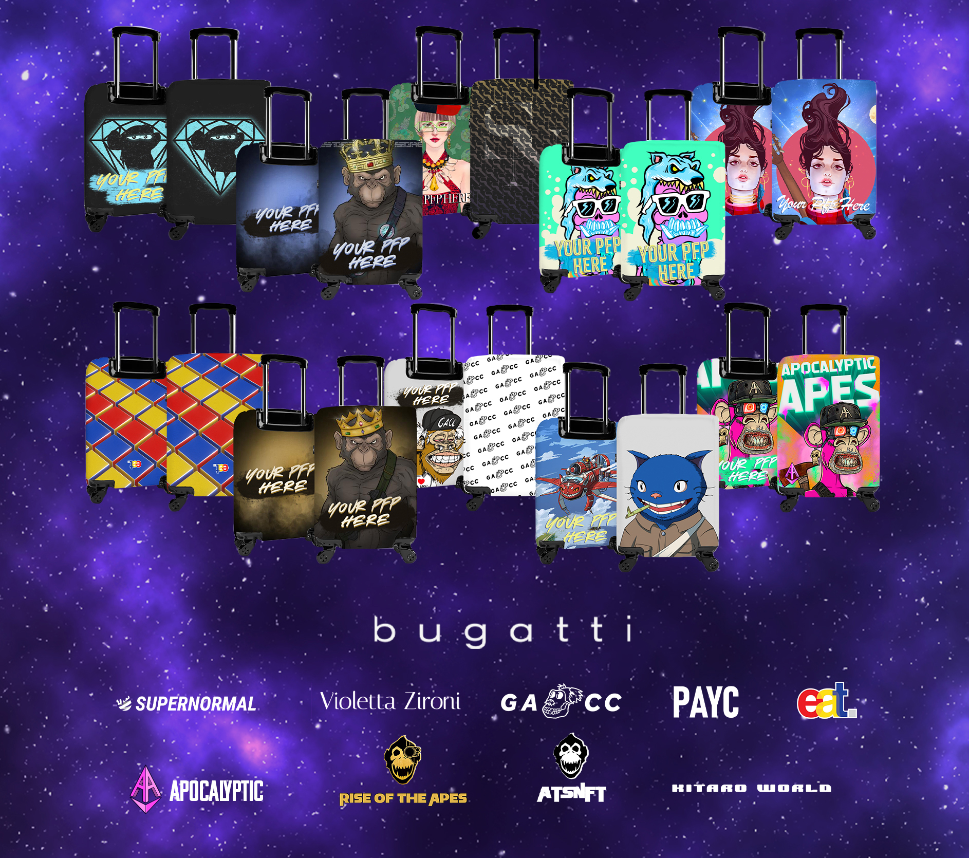 Bugatti Group NFT collaborations