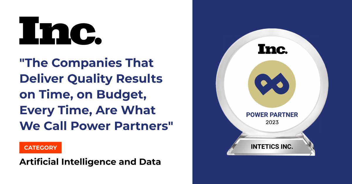 Intetics, a leading American technology company, has been recognized as one of the top providers who power private businesses to new heights.