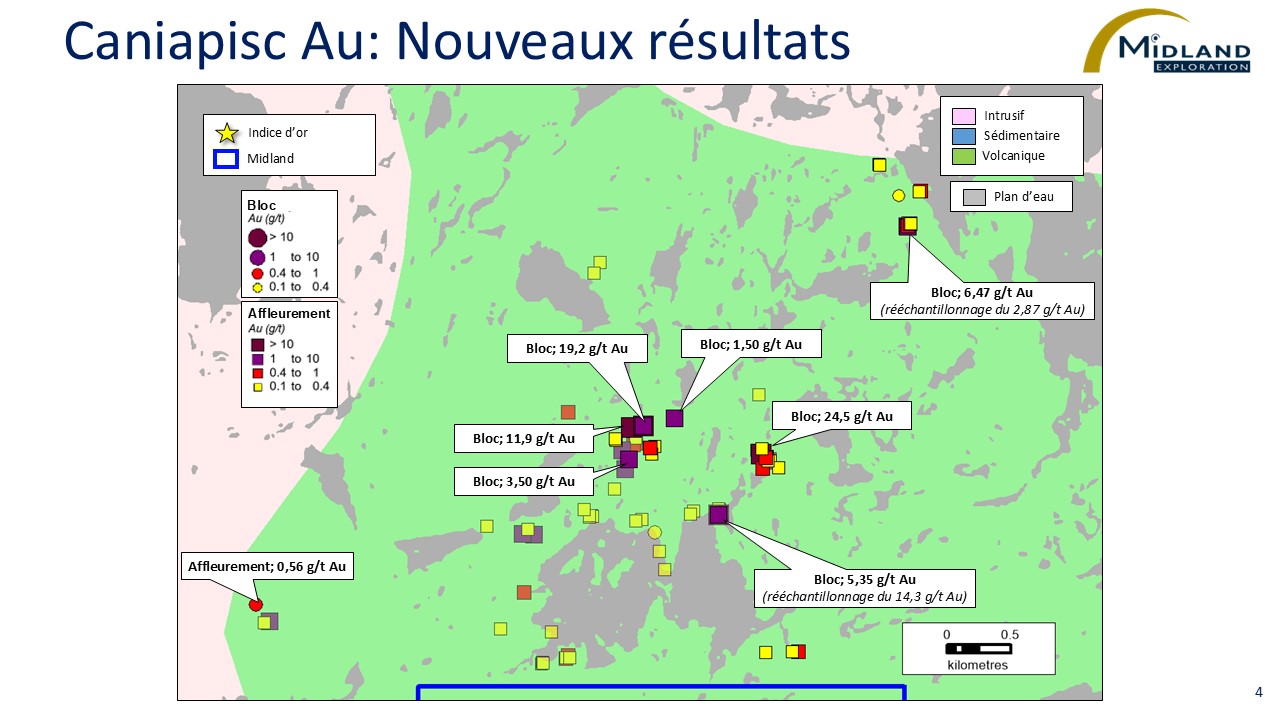 Figure 4 Caniapisc Au-Nouveaux résultats