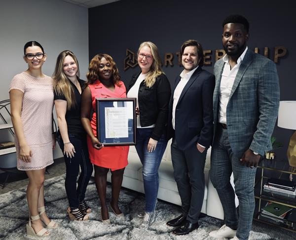 Long-standing marketing and brand communications agency recognized with proclamation for its contributions to local community