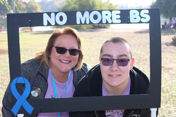 Hanford, CA mom Judy Ames and her son Holden participated in the 2019 Fresno WALK to End Hydrocephalus earlier this month. 