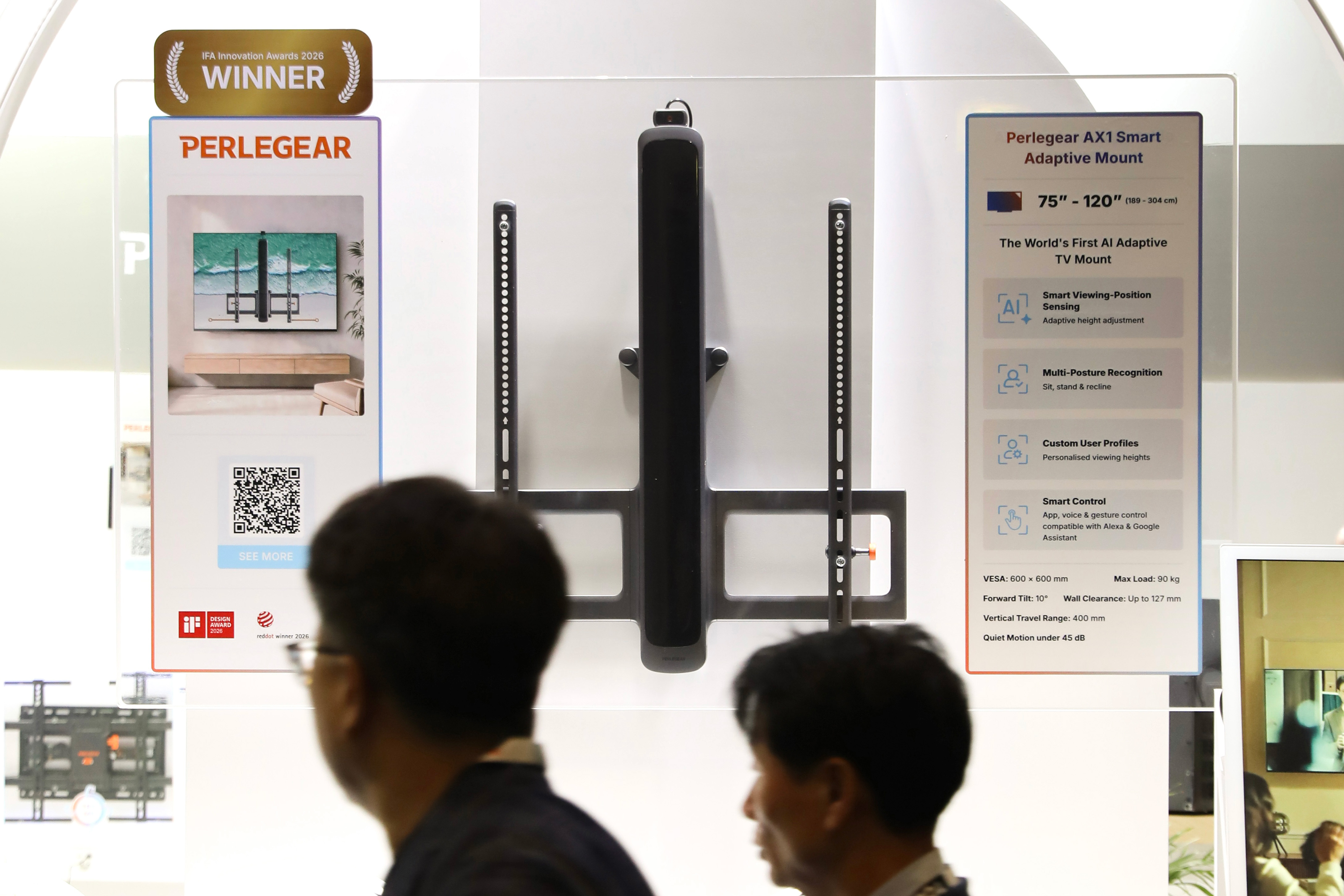 Perlegear Turns the TV Mount Into Adaptive Home Technology