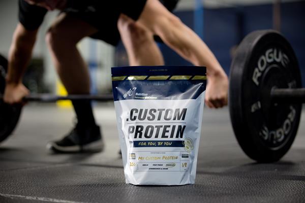 :CUSTOM Protein allows people to choose from four complete premium proteins: 1) Irish Grass-Fed Whey Protein Isolate 2) INFINIT Vegan Blend™ 3) INFINIT Repair Blend™ and 4) Egg White Protein