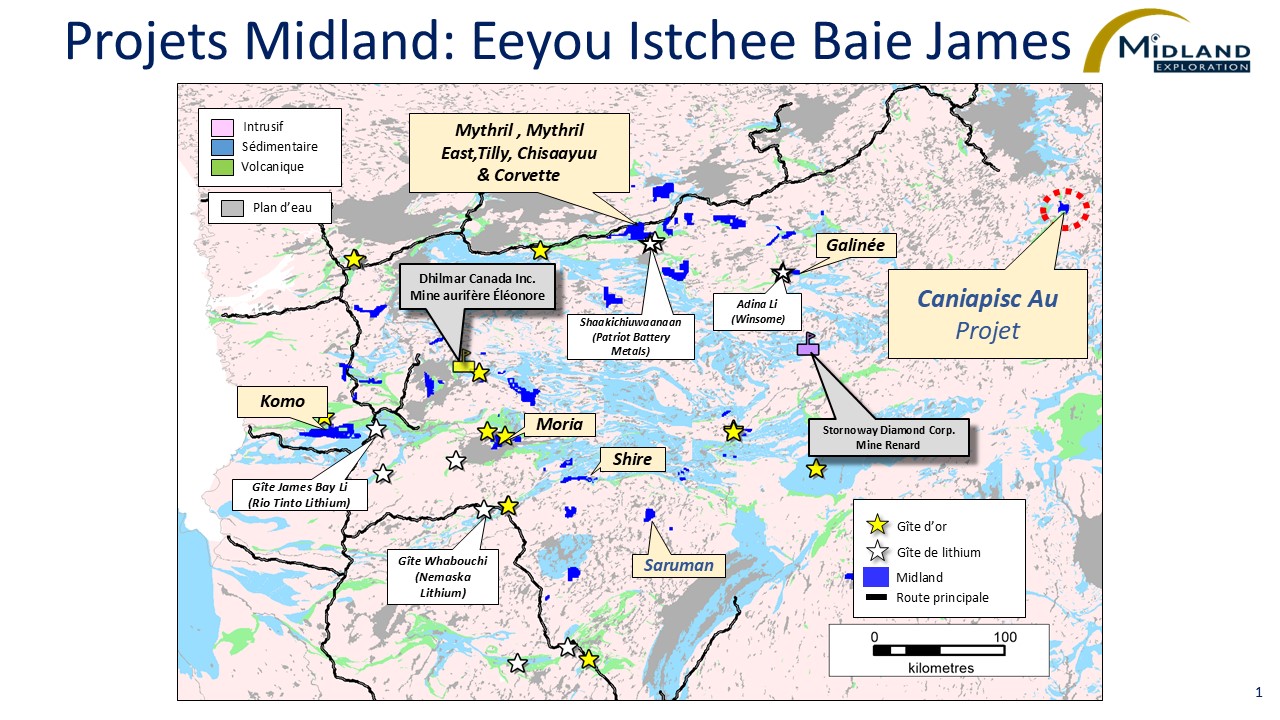 Figure 1 Projets MD-Eeyou istchee Baie James