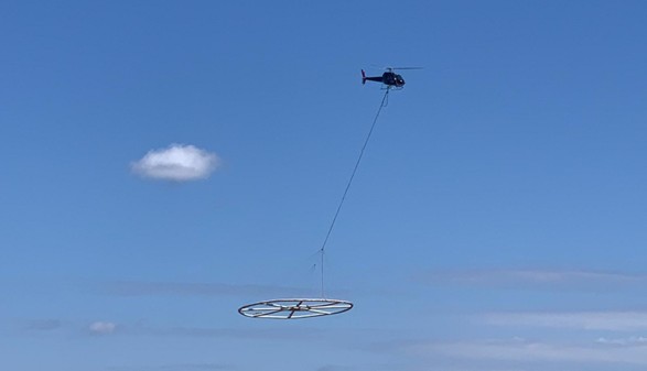 Axiom's XciteTM HTDEM survey in progress
