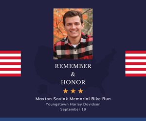 Motorcycle Run Set to Honor Maxton Soviak