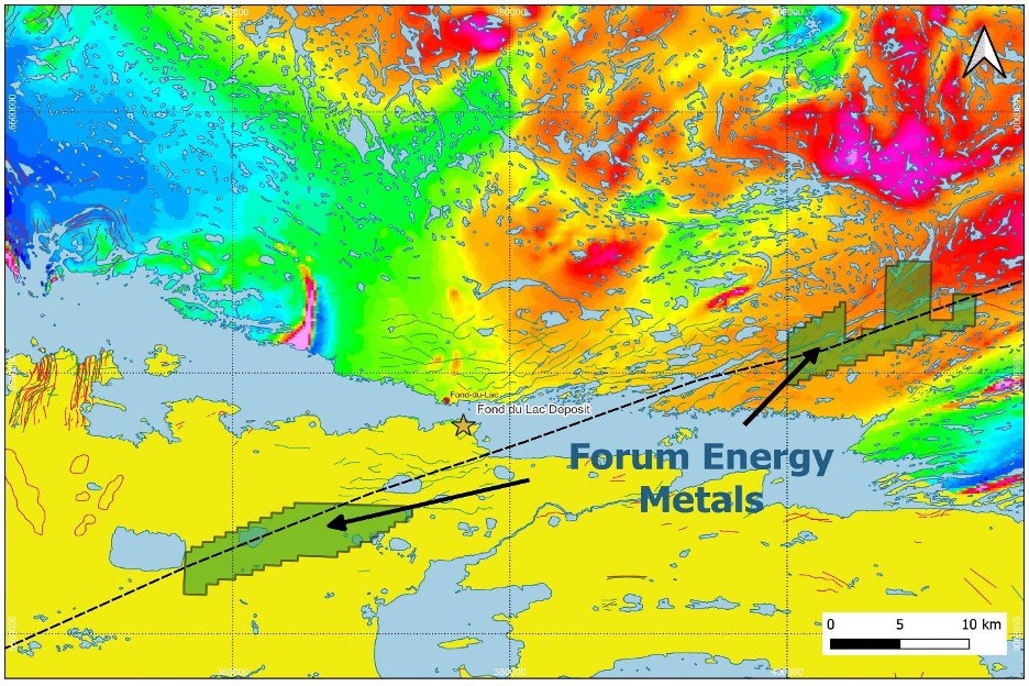 Traction Uranium and Forum Energy Metals Complete Airborne