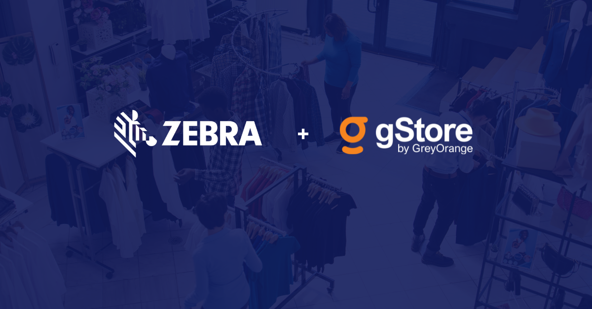 Zebra and GreyOrange logos