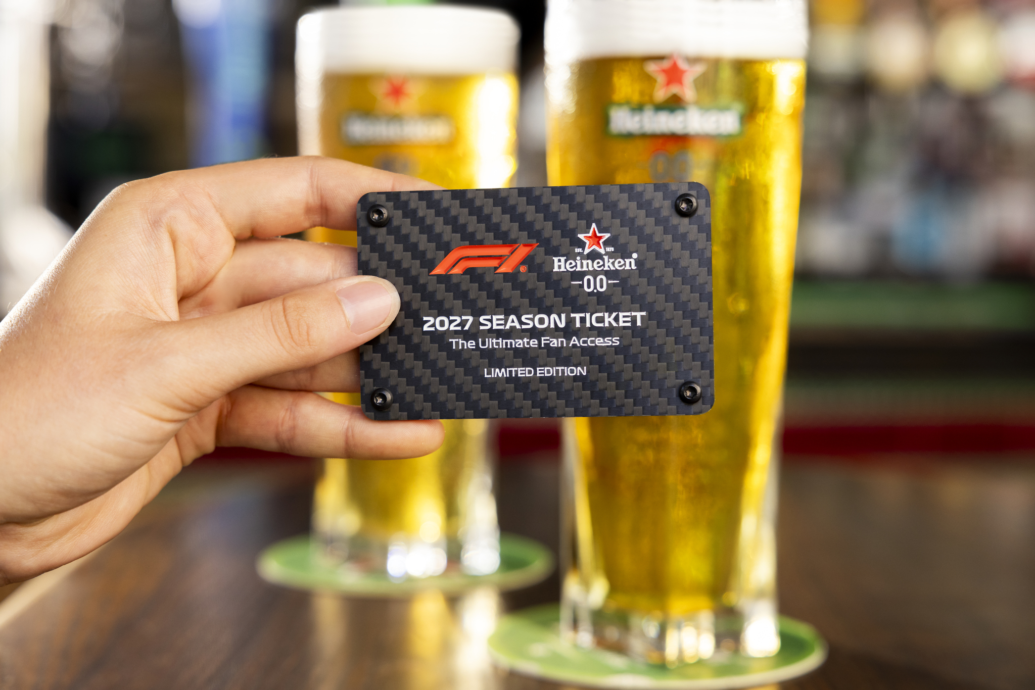 Heineken® is offering an F1 fan the ultimate money-can't-buy experience in motorsport - to be the holder of the sport’s only season ticket. 