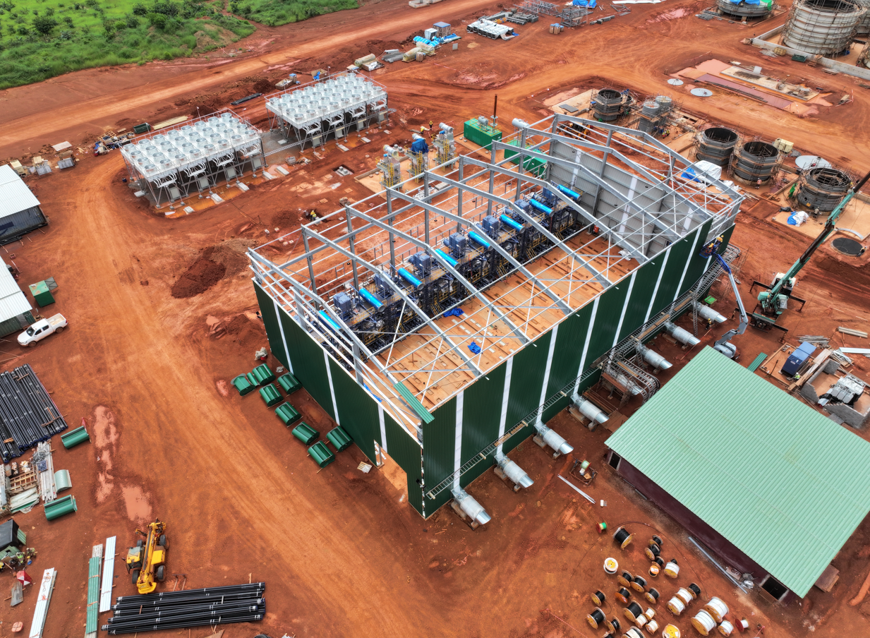 Figure 11: Power station with engine haul building erected and switch room complete (12 October 2025)