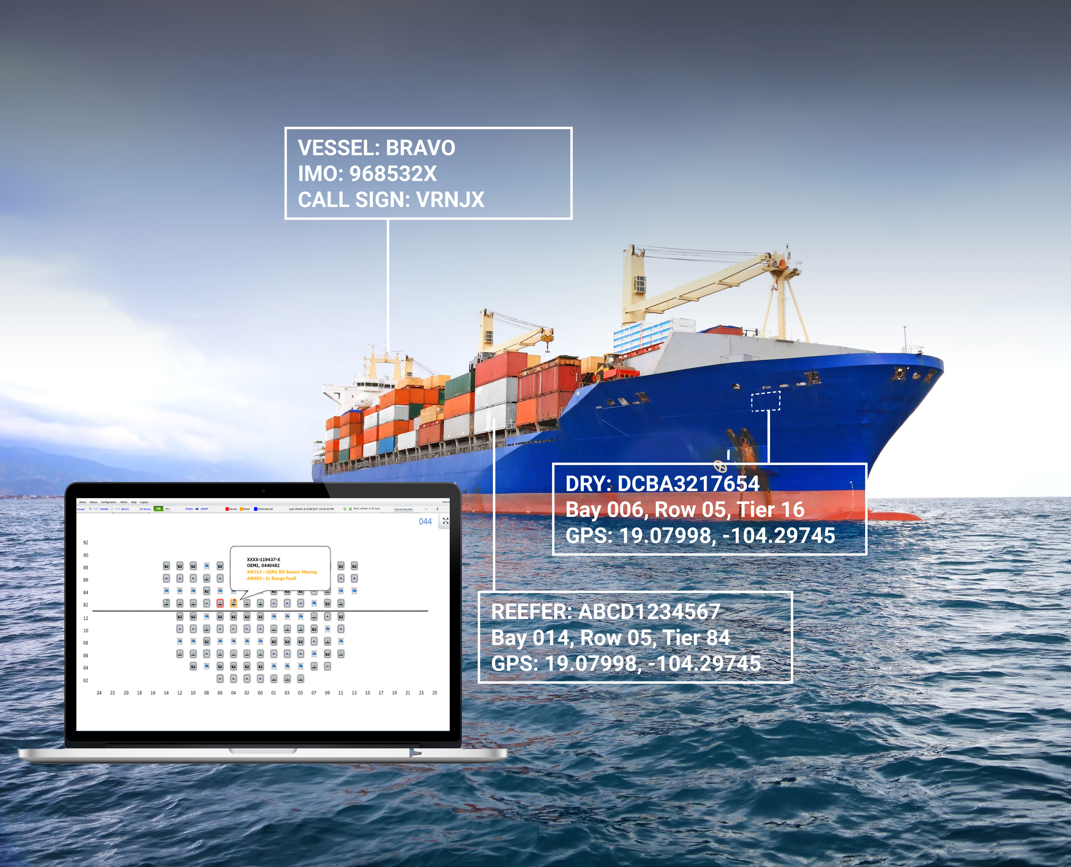 ORBCOMM's Refrigerated Container Monitoring Solution