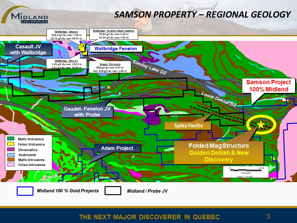 Figure 3 Regional geology