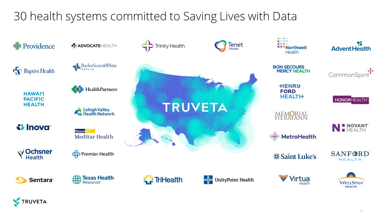 Truveta is a growing collective of health systems in the US with a mission of Saving Lives with Data. 