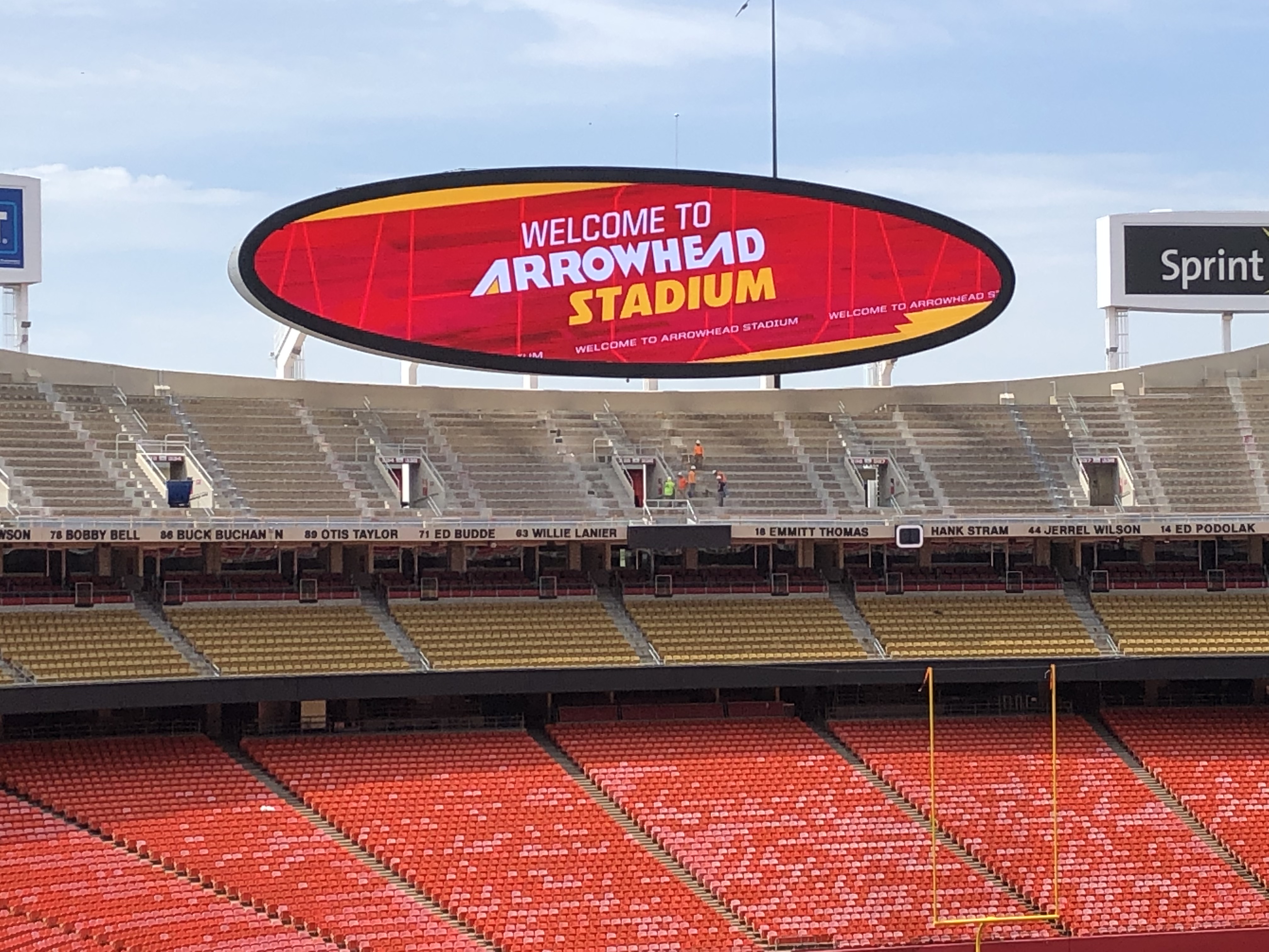 Daktronics Display at Arrowhead Stadium