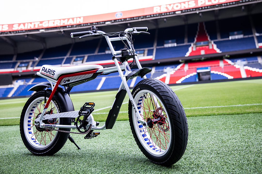 California-based SUPER73 creates limited edition electric motorbike for fans of Paris Saint-Germain football team