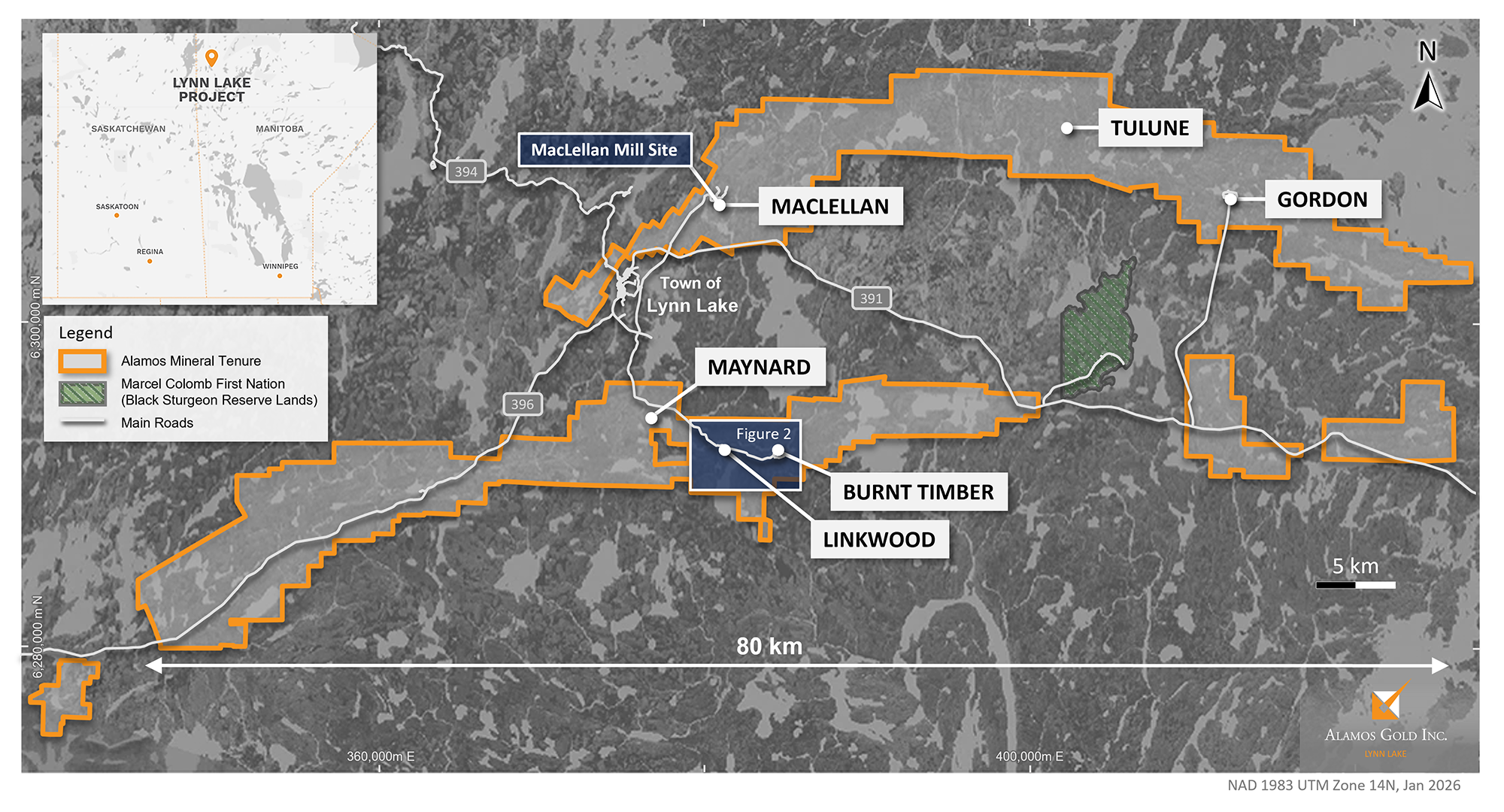 Figure 1: Lynn Lake District Map image