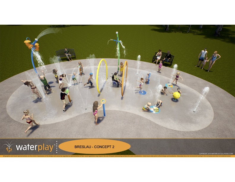 Splash Pad - Rendered Concept