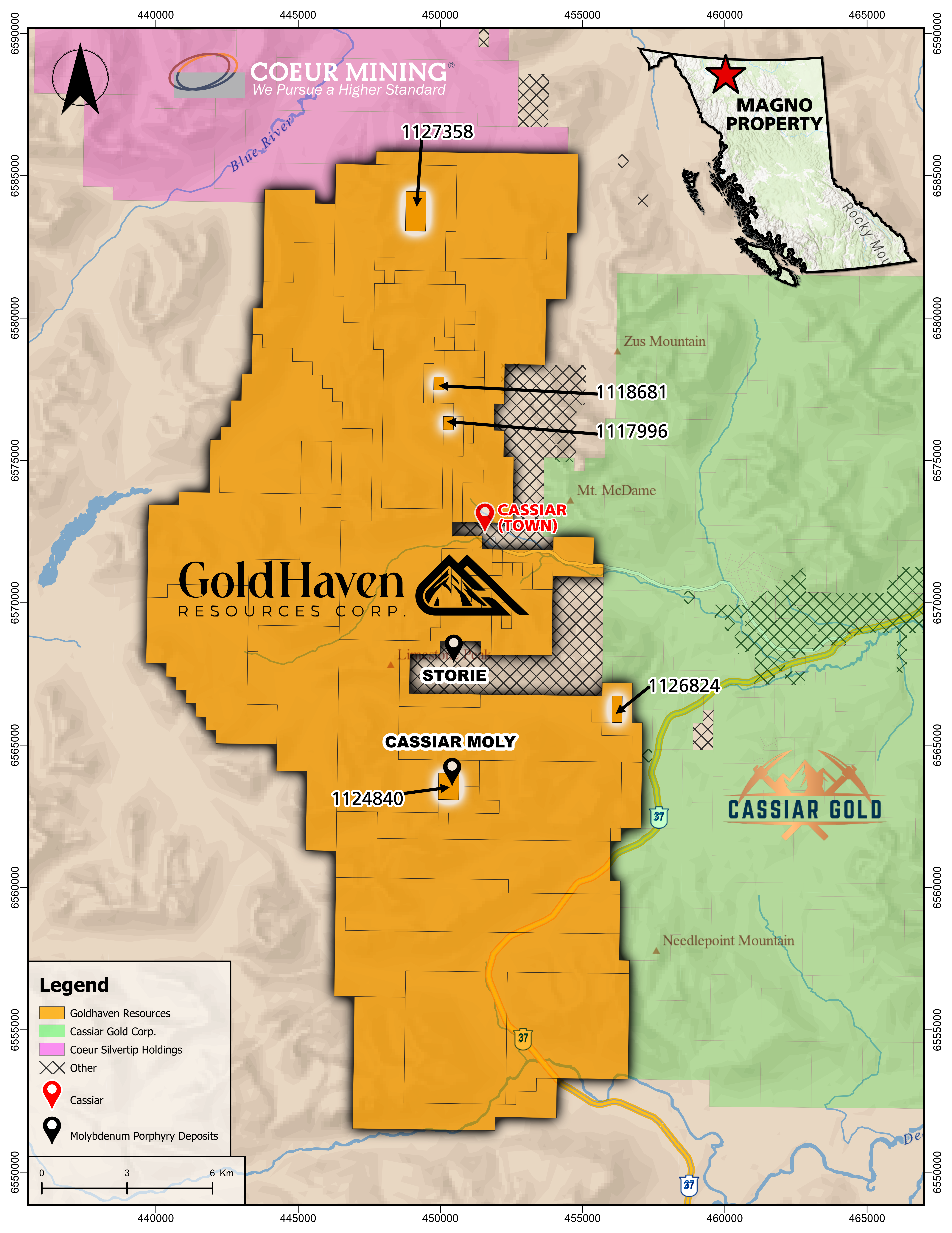 GoldHaven Expands Magno Project to Over 37,200 Hectares with Strategic Cassiar Claims Acquisition