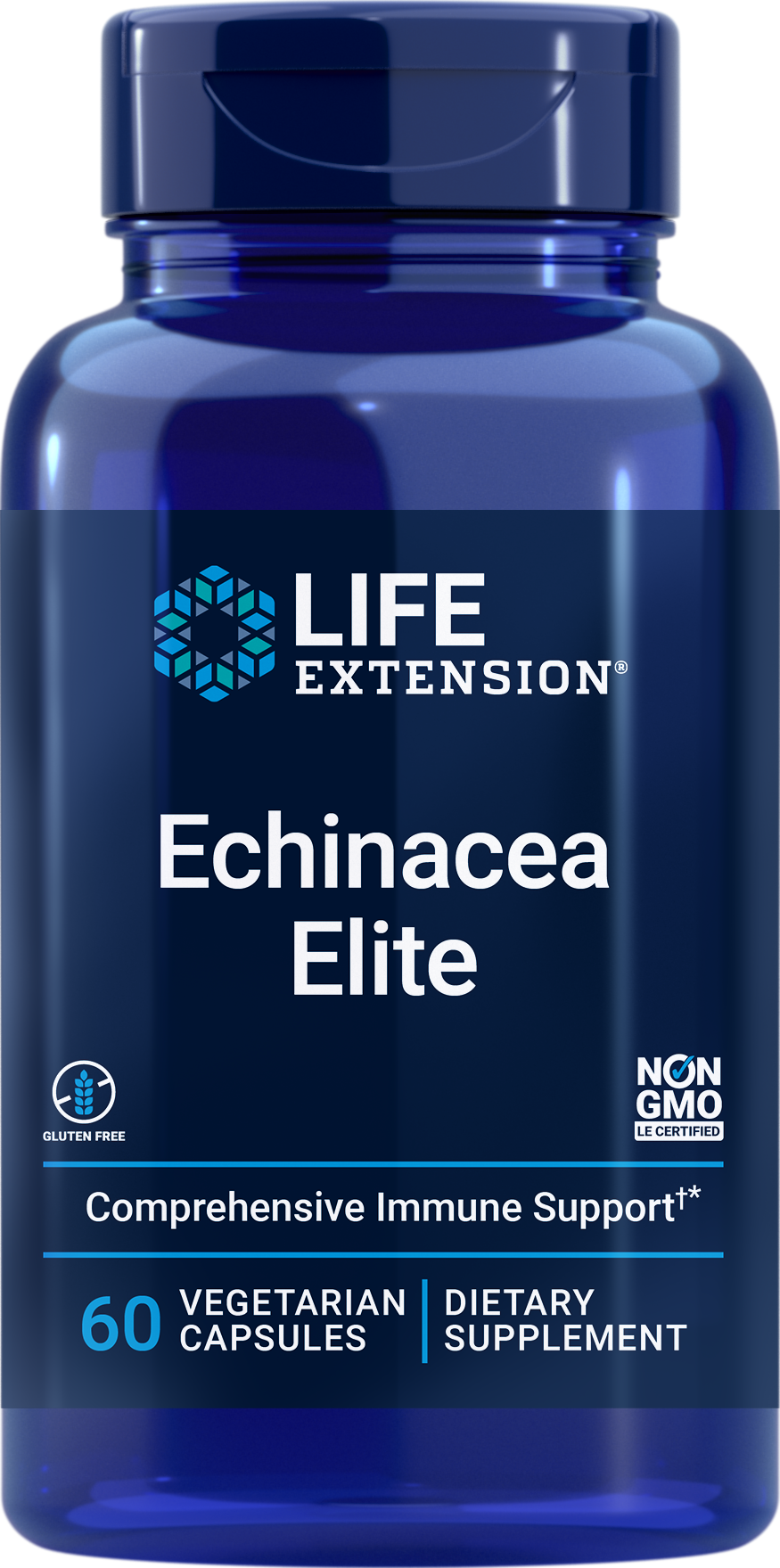 Echinacea Elite Fights Immune Challenges  with Two Types of Echinacea Standardized Extracts